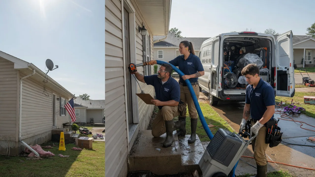 Ceiling Water Damage Restoration in Timblin, PA near me